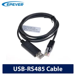 EPEVER USB do RS485 PC kabel komunikacyjny 1.5M dla regulator ładowania słonecznego MPPT z CC-USB-RS485-150U złącza RJ45