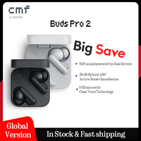 Global Verison CMF by Nothing Buds Pro 2 50dB Hybrid Active Noise Cancellation 6MICS IP55 Bluetooth 5.3