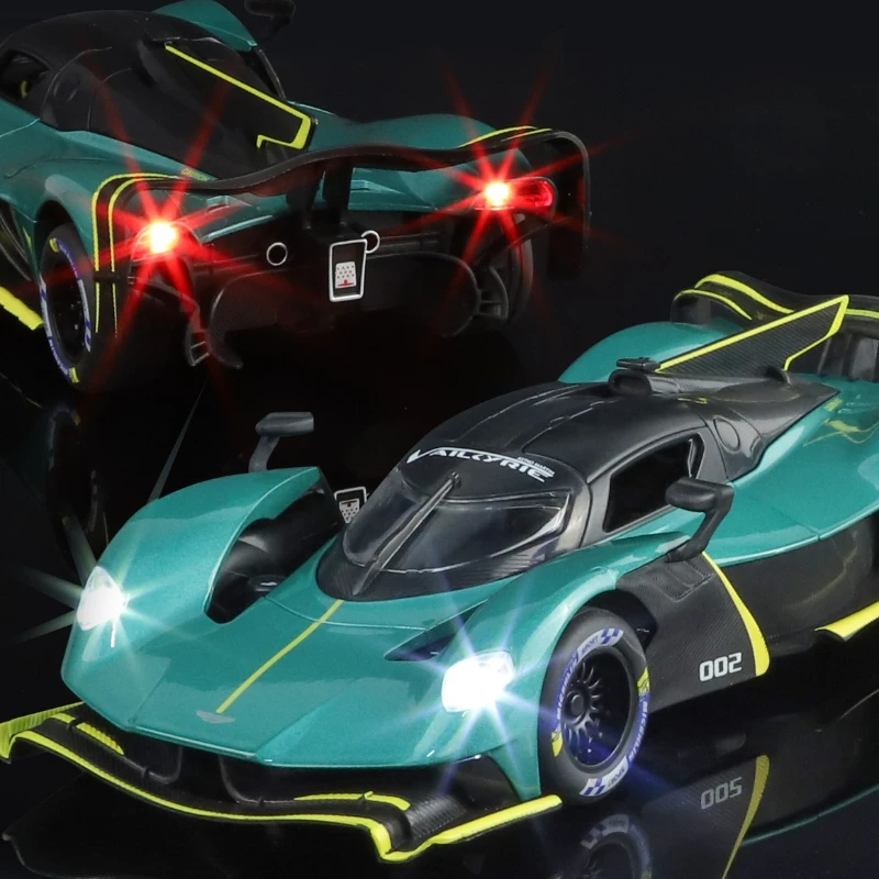 1:24 ヴァルキリーレースカー合金ダイキャストメタルサウンドライトモデルカー屋外グッズ装飾趣味ギフト少年