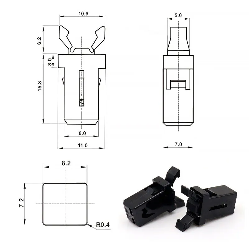 

10-100PCS/Lot PR-001 PR-002 Small Door Lock Switch Lock For MS Air Conditioner Set Top Box TV EVD DVD Door Cover