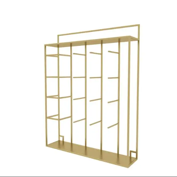 

Полка для магазина нижнего белья, витрина для бюстгальтера, нижнего белья, подвесная витрина, золотая высококачественная напольная стойка для пижам