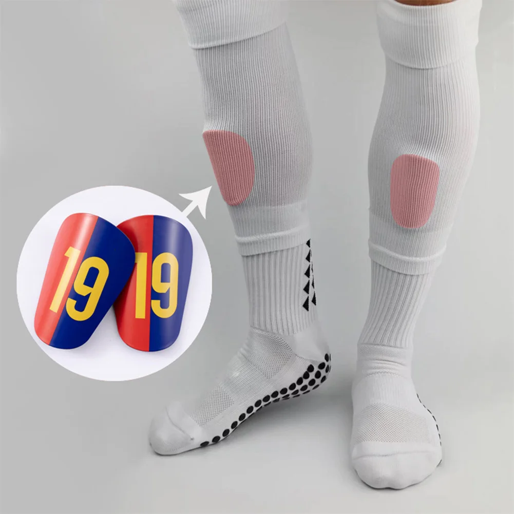 1 Pair Football Shin Pads Shock Absorbing Soccer Miniature Shin Guards Lightweight Extra Small Shin Guards for Kids Youth Adults