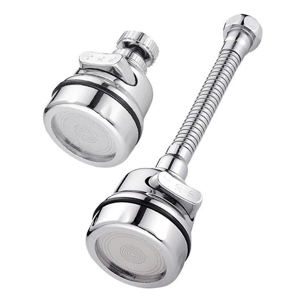 

360° Rotation Kitchen Faucet Aerator Adjustable 3 Modes Sprayer Filter Diffuser Water Saving Nozzle Bath Faucet Connector