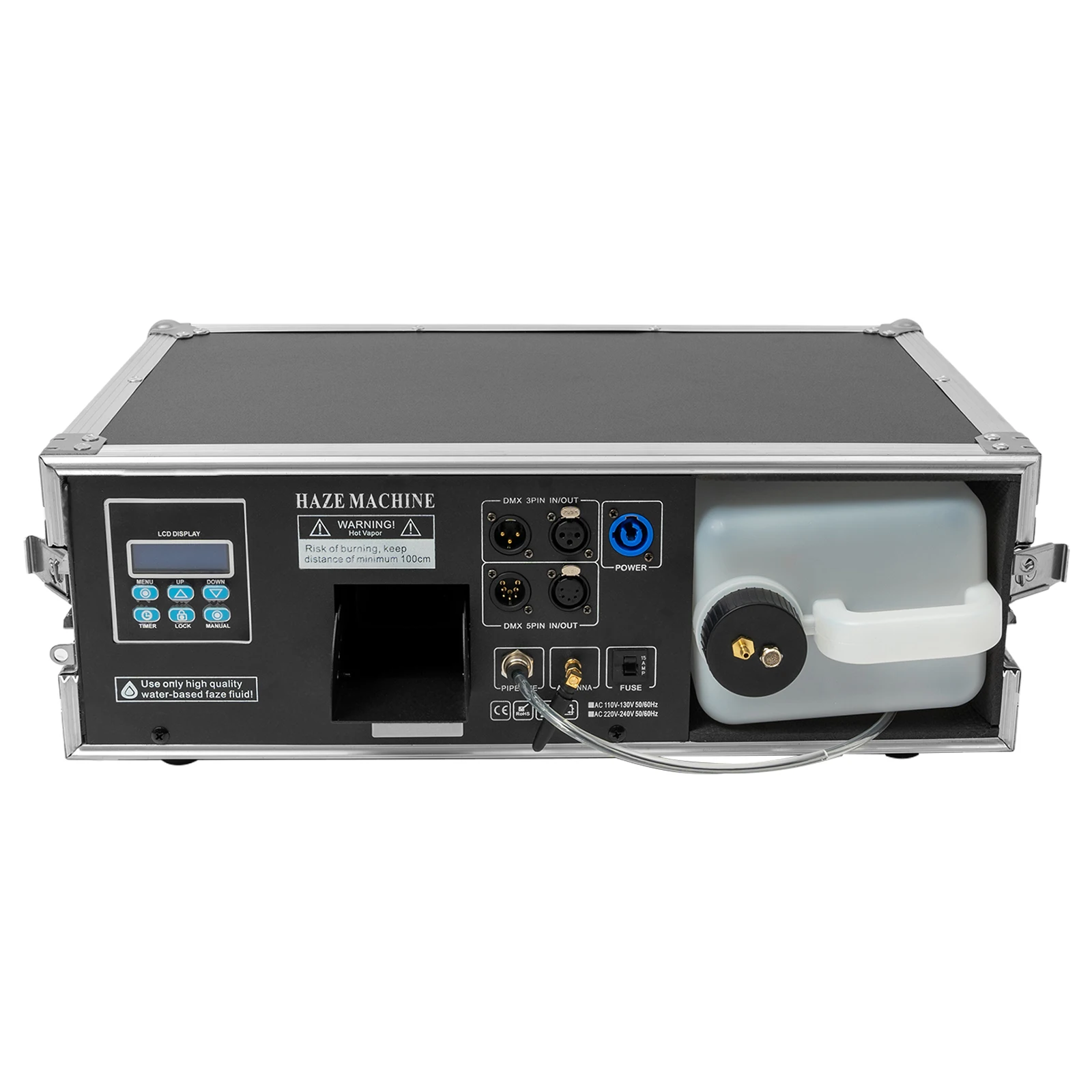 

1500W Stage Fog Machine, 3L Tank Wireless Remote Control Overheat Protection Mist Haze Machine For Party Wedding Dj Club