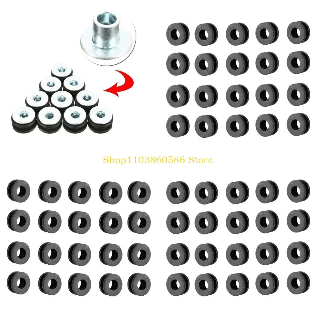 

242A Fairing Cowling Buffer Washer Pressure Relief Cushion Motorbike Accessories Motorcycle Rubber Grommets Bolt