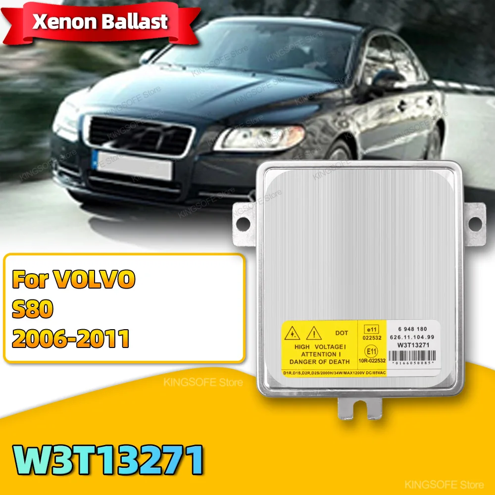 D1S D1R D2S D2R Xenon Module HID Headlight Ballast W3T13271 Control Unit 6261110499 For VOLVO S80 2006 2007 2008 2009 2010 2011