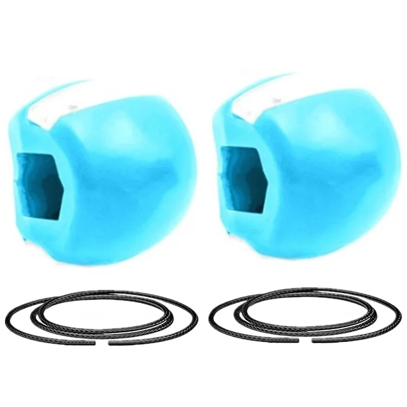Silicagel Gezicht Fitness Bal Kaaktrainer Gezichtstoner Verminder Dubbele Kin Relax Bal Gym Fitness Training Kaaklijn Simulator