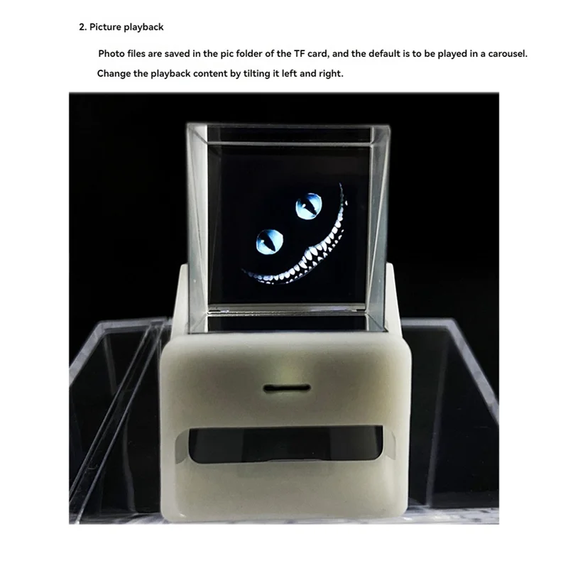 T82C Hot Sale-1.33-Inch Semi-Transparent Projection TV WIFI Temperature Humidity Weather ESP32-S3 Aida64 Sub-Screen Holographic