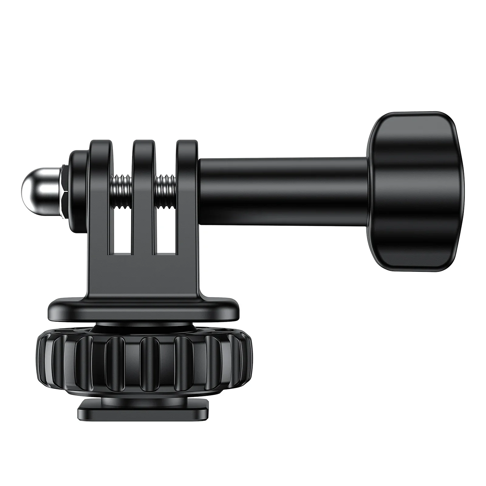 Sports Camera Cold Shoe Mount Adapter 180° Adjustable with 1