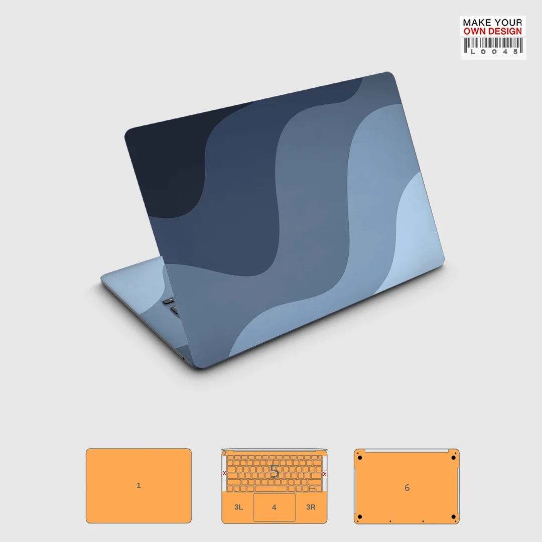 Colorful skin sticker for Macbook Air 13 2025 2024 Macbook Air M1 M2 M3 Sticker Vinyl Removable Decal Skin