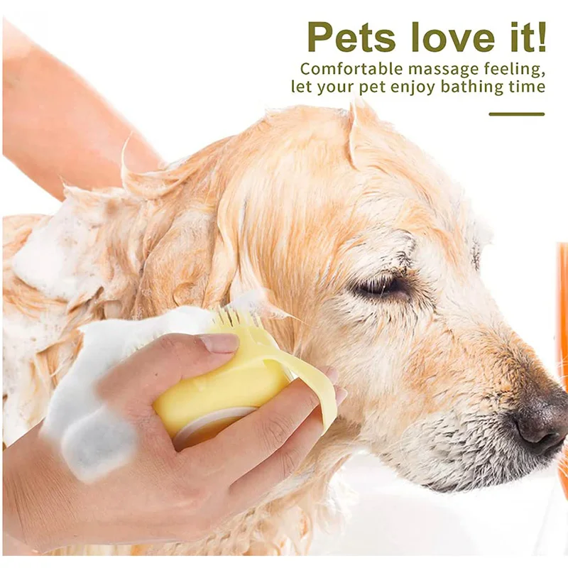 Pet Grooming Glove, Massages Skin & Reduces Shedding. Deep Cleans in Bath, 8.5x7.5cm - Image 3