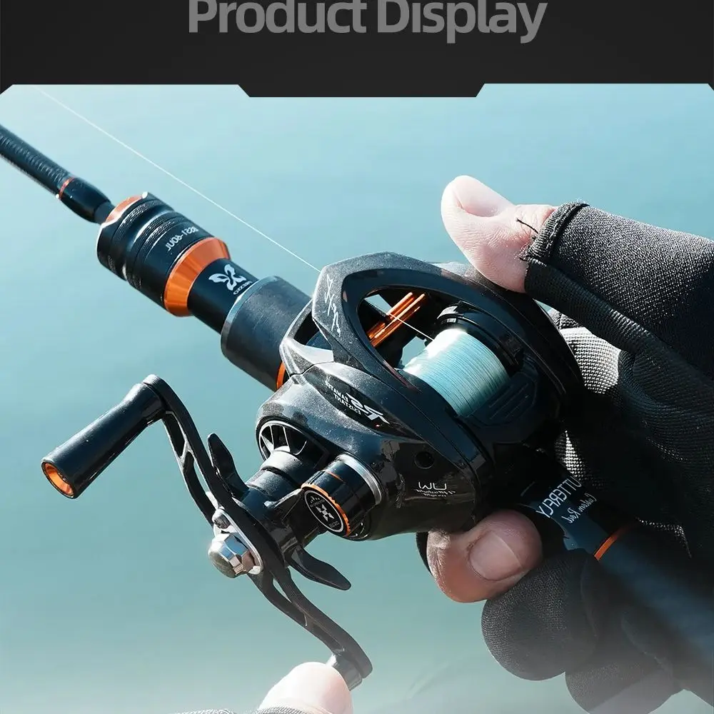 HAISDA Butterfly Bfs Fishing Rod Carbon for Portable Travel 1.55 to 2.28m Long Cast 4+1 Sections Ultralight Spinning Casting