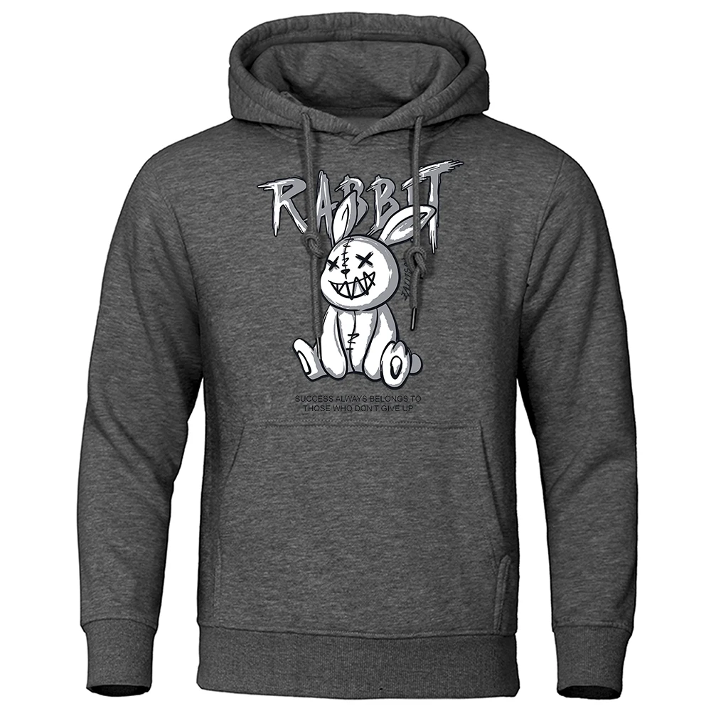 Exciting Quotes From Cute Rabbit Men Women Hoody Cartoon Print Sweatshirt Harajuku Fashion Autumn Clothes Fleece Pullover Hoodie