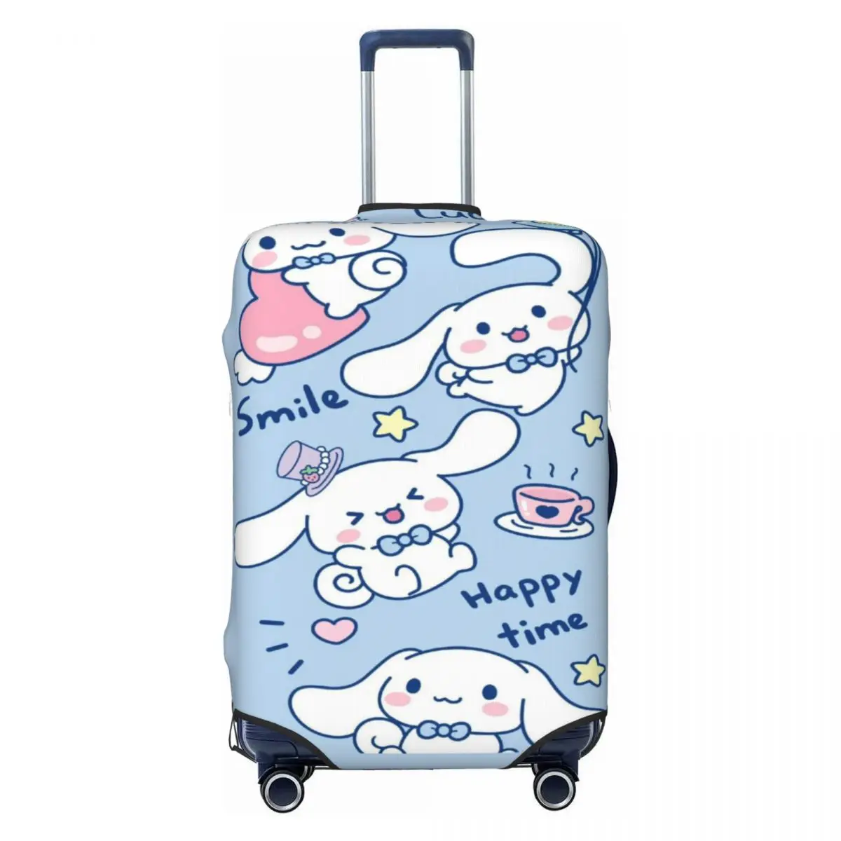 

Custom Cinnamoroll Cartoon Suitcase Cover Elastic Travel Luggage Covers for 18-32 inch