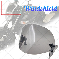 Fit For SUZUKI GSR400 GSR600 BK400 BK600 2006 - 2012 Motorcycle Windscreen Windshield + Bracket