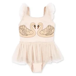 Baby Girls Swimwear Swan Sunscreen Swimsuit Girl Swimwears Cherry Swimming Bikini One-pieces Kids Swimsuits
