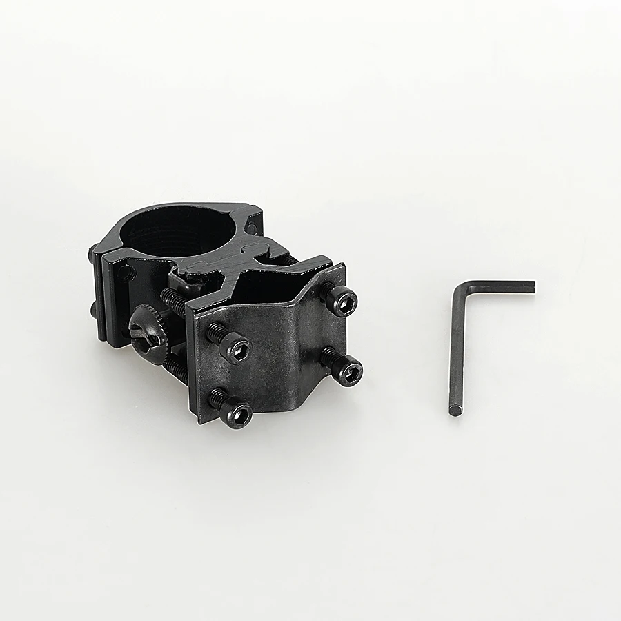 مشبك تكتيكي تركيب عالمي قوس مصباح يدوي مشبك إضاءة مصباح يدوي تكتيكي شعلة ليزر قوس 25 مللي متر حلقة 20 مللي متر السكك الحديدية