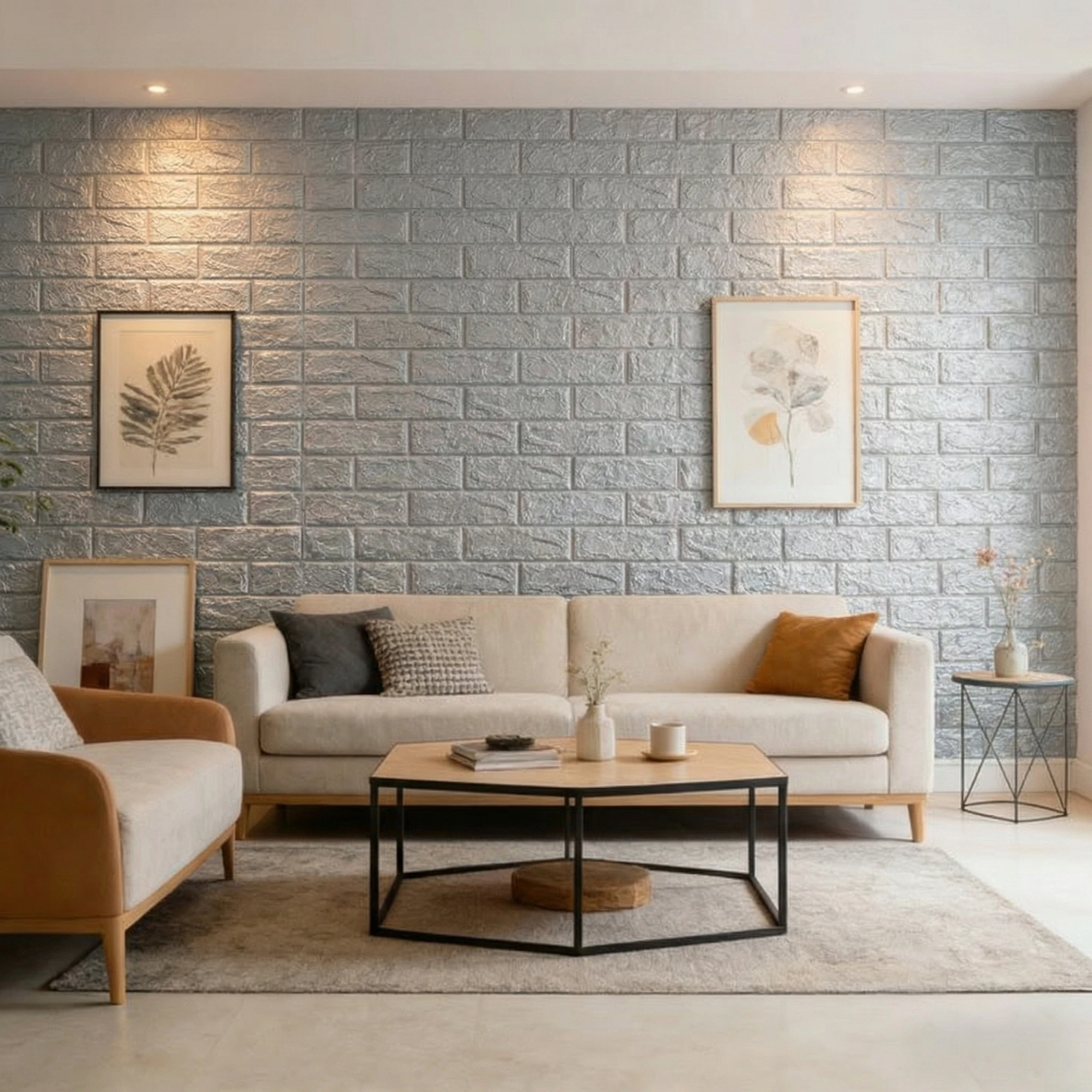 3D Brick Wall Sticker Wallpaper 70cmx1m Self Adhesive Waterproof For Living Room TV Backdrop Bedroom Household Interior Wall