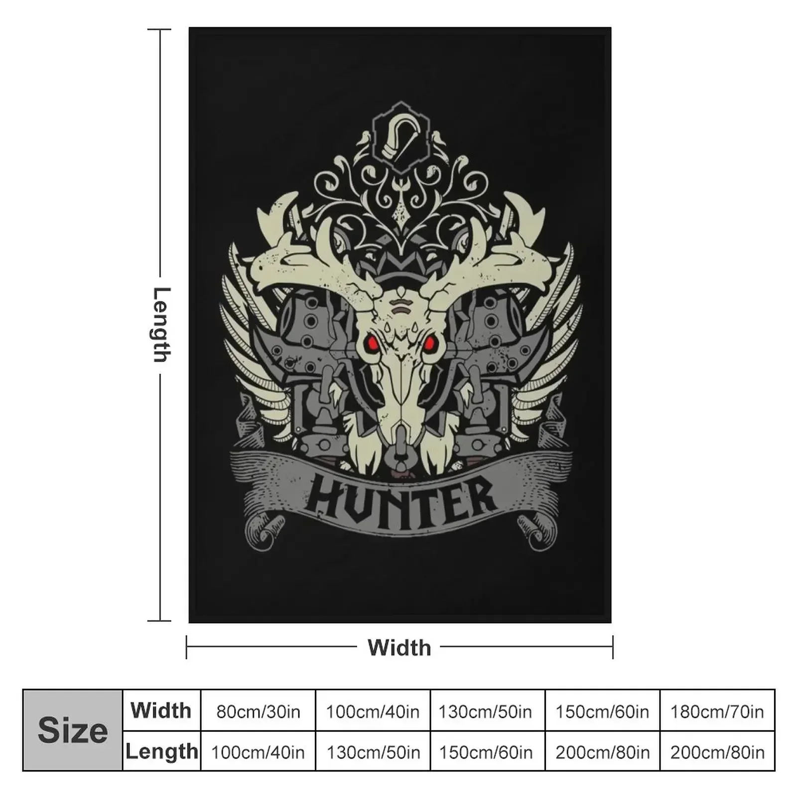 HUNTER - ELITE EDITION Throw Blanket couch cozy soft plush fuzzy picnic outdoor blanket