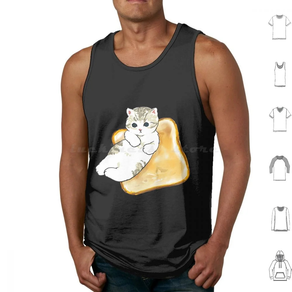 

Drawing Food Tshirt-Decals For Cat Graphics S Tank Tops Print Cotton Meow Cat Kitty