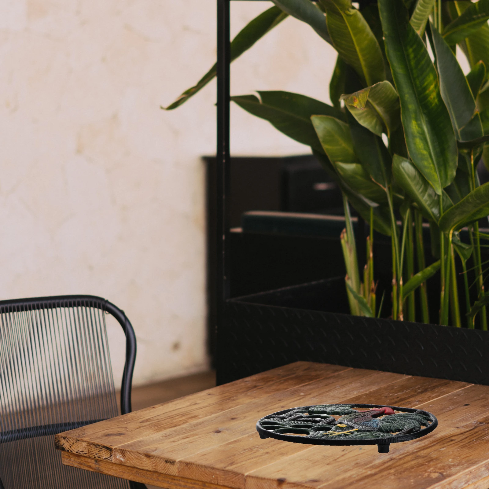 

1pc Iron Pot Mat Heat-Resistant Thicken Cookware Holder Creative Tableware Mat For Kitchen Home Decoration Household Use