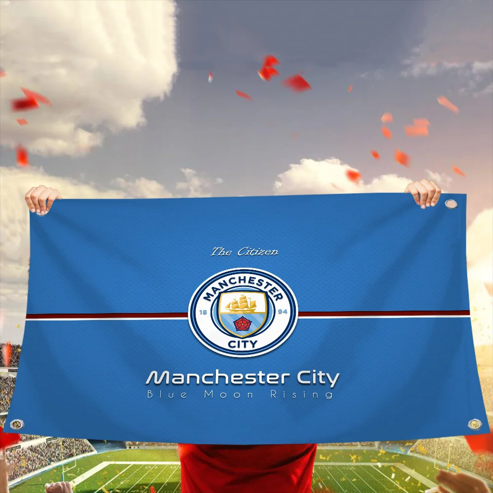 Club Flag Pride Flag Flag to Hang Flags for Rooms Banner Fc M-manchester C-city Outdoor Decor Room Aesthetic Wall Decoration