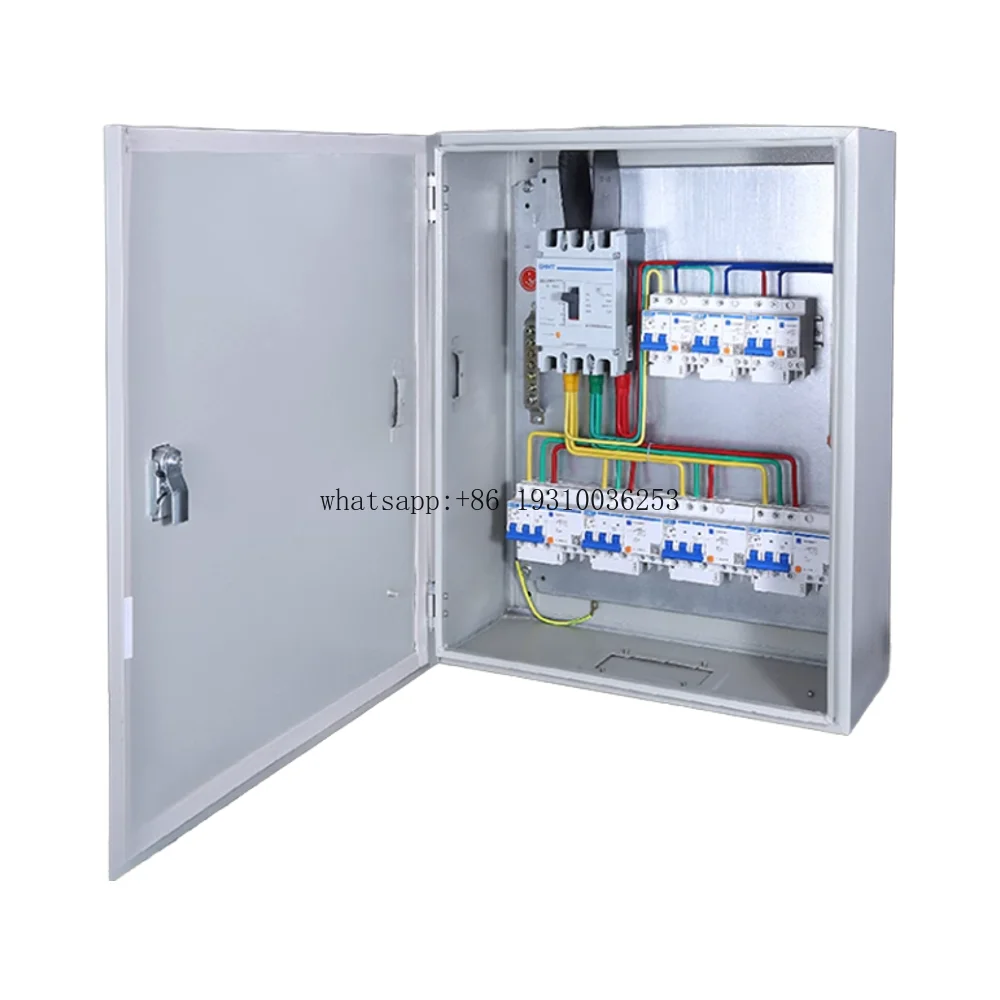 صندوق التحكم في التوزيع الكهربائي في الهواء الطلق صناديق توزيع الطاقة المعدنية