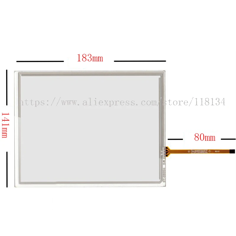 New 8inch4 line 183mm*141mm  LST08002 touch screen panel Sensor glass for GPS CAR