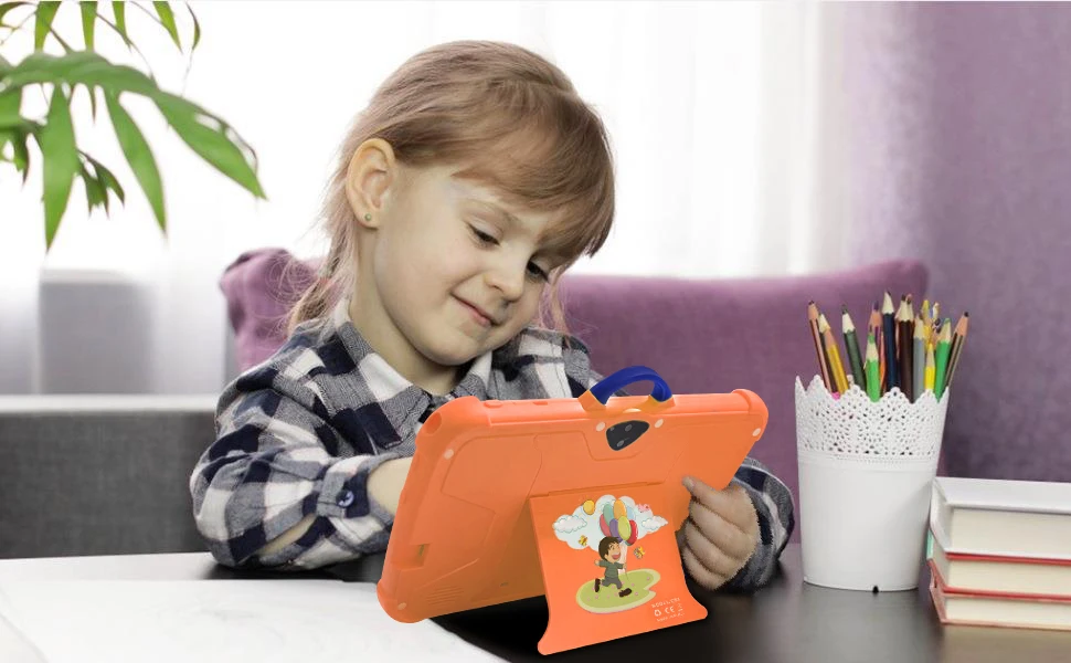 New 7 Inch Google Learning Education Games Kids' Tablet Quad Core 4GB RAM 64GB ROM 5G WiFi Tablets Cheap Simple Children's Gifts