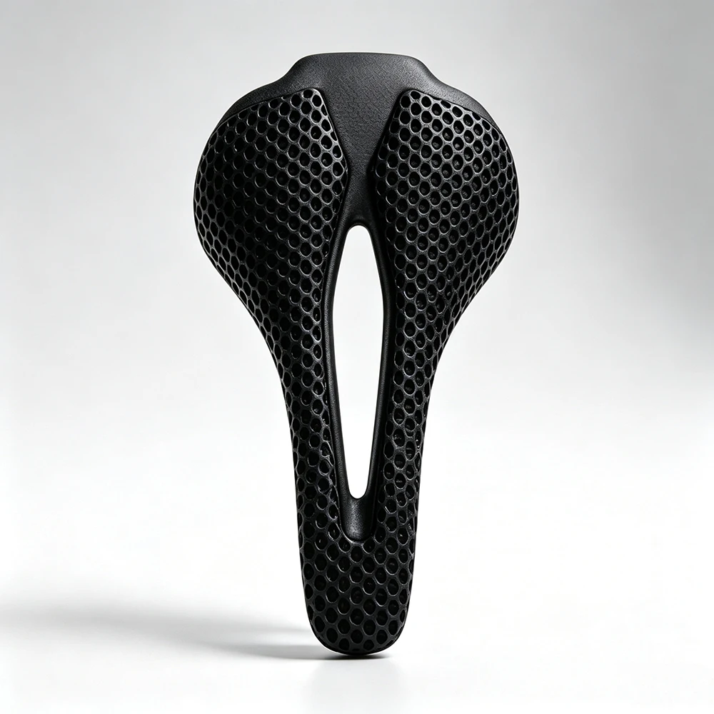 Carbon Saddle 3D Printed Honeycomb - مقعد دراجة مصنوع من ألياف الكربون
