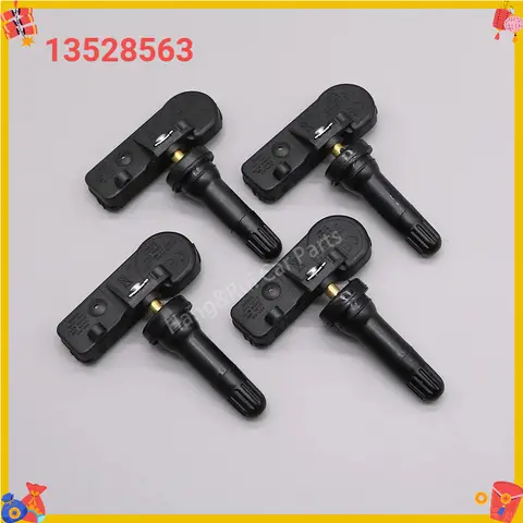 13528563 4PCS Car TPMS Tire Pressure Monitoring System Sensor 433Mhz For Chevrolet Silverado GMC Sierra 1500 2019-2021
