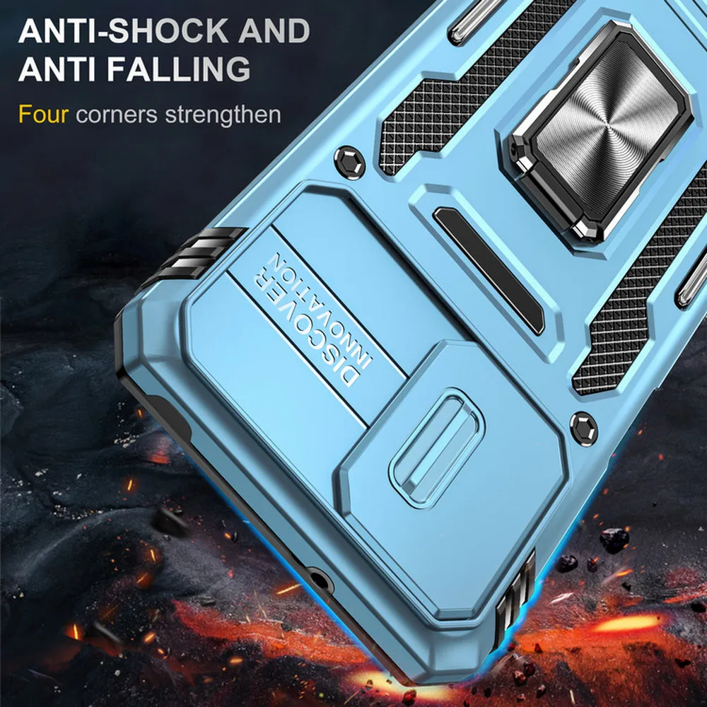 

Роскошный чехол Edge40 Neo 5G для Motorola Edge 40 Neo Camera Slide Ring Funda Moto Edge 60 Stylus 60 Pro 30 Neo 60s Задняя крышка