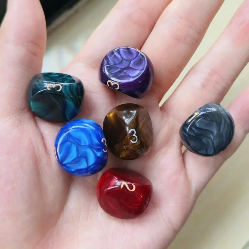 10 unids/set nuevos dados digitales multifacéticos D3 juego de mesa dados