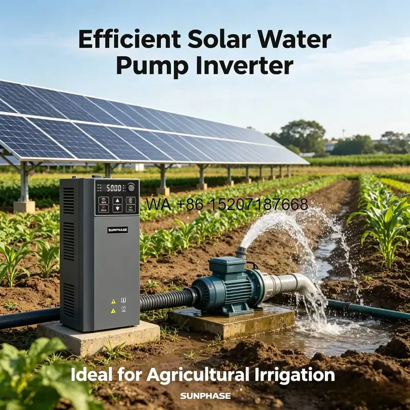Wmwmnu for Solar Pump System with 99% MPPT and VFD Frequency Converter 5.5KW 7HP 8HP Solar Pump Inverter with IP20 IP54 IP65