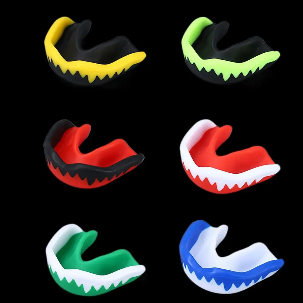 Useful Safety Mouth Guard EVA Color Contrast Mouthguard Tooth Brace Thai Boxing