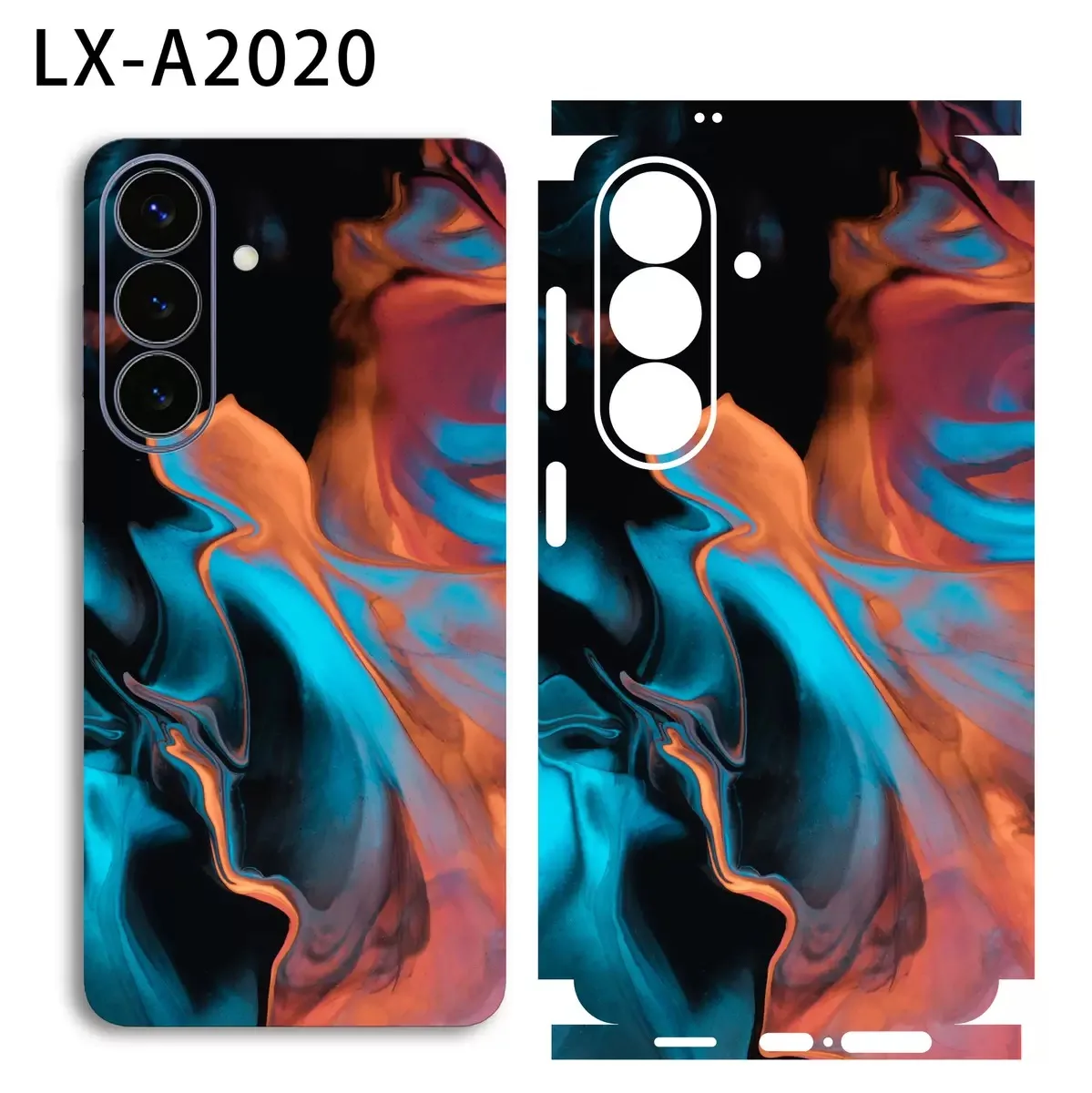 

XRT Skins Grain Film Wrap Phone Back Sticker For SAMSUNG Galaxy S25 S26 Ultra S23 Plus S22 Ultra S22 S21 FE Film
