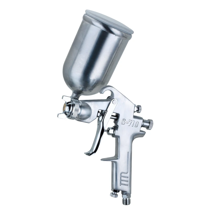 

S710G Economical Conventional High Pressure Spray Gun Gravity Feed Pneumatic Paint Sprayer Air Spray Gun