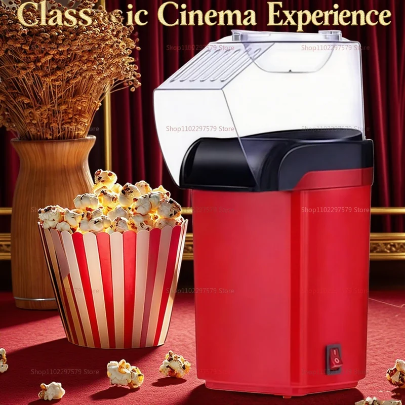 220V movie must-have fully automatic home popcorn manufacturer mini electric popcorn machine for quick cooking of kitchen snacks