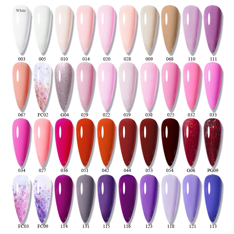 

CHUNSHU Nail Gel Polish 10ML Glitter UV LED Varnishes Long Lasting Semi Permanent Nails Art Soak Off Base & Top Coat Lacquer DIY