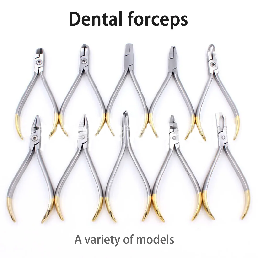 Dental Orthodontic Forceps Kits Dental Mechanic Forceps End Cut-Back Bend Filament Cut-off Bracket Removal Bending