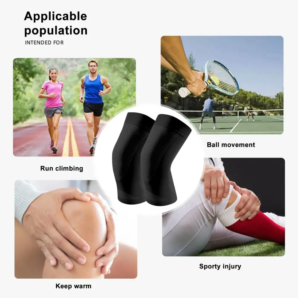 Elastic Knee Pads Breathable Knee Pads Ultra-thin Breathable Knee Support Sleeves for Women Men Pain Relief for Running Yoga