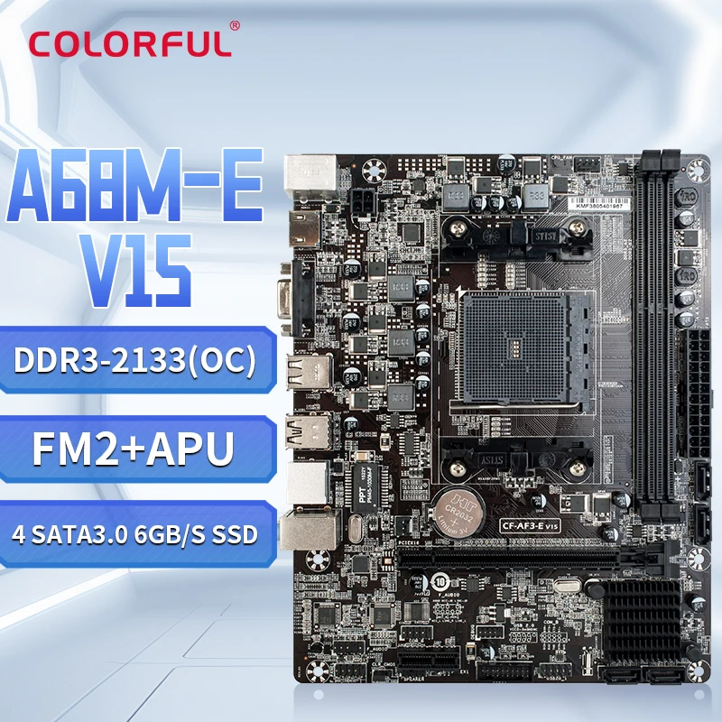 colorful amd a68 office motherboard C.A68M-E V15