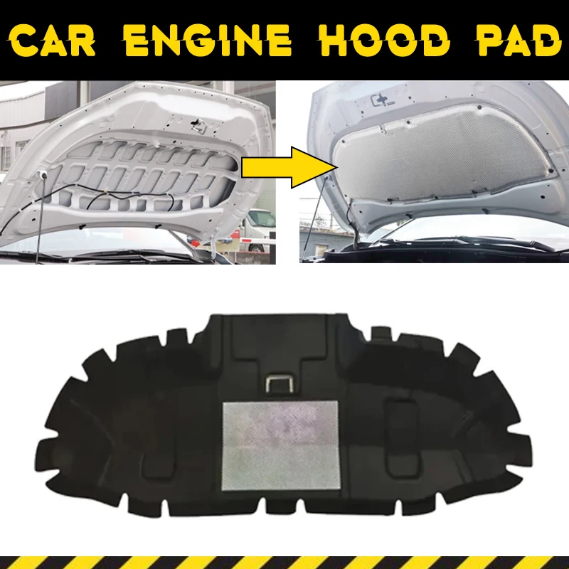 

Car Engine Hood Sound Mat For Volkswagen VW ID.4 E21 ID.5 E39 2020 2021 2022 2023 2024 Engine Insulation Cotton Pads Accessories