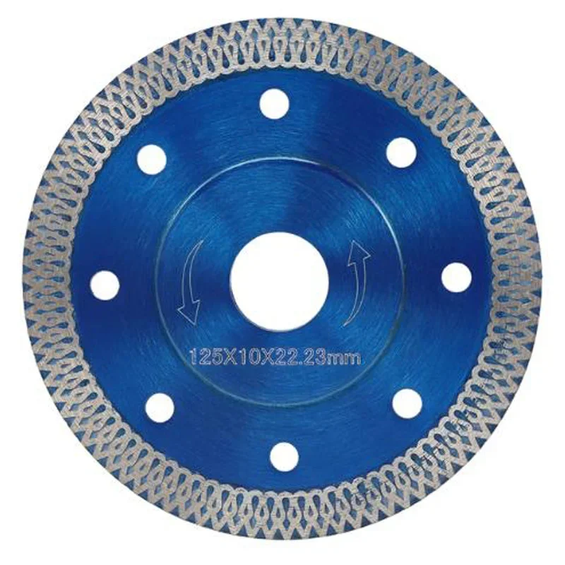 1pcs Diamond Saw Blade Blue Cutting Disc 115mm 125mm Cutter For Glass Porcelain/Tile Ceramic Marble Stone Dry Cutting Tool