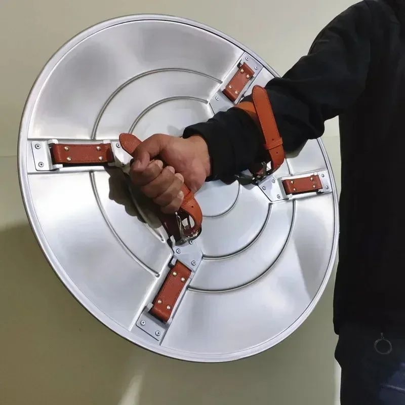 60cm Pełny Metalowy Tarcza Kapitana Ameryki Wersja Idealna Niepomalowane/Pomalowane Broń Cosplay Kostium 1/1 Rekwizyty na Imprezę