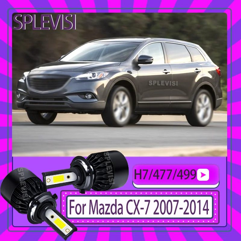 

Direct Fit High Lumen Power 60W 6000LM/Bulb LED Headlight Low Beam Lights For Mazda CX-7 2007 2008 2009 2010 2011 2012 2013 2014