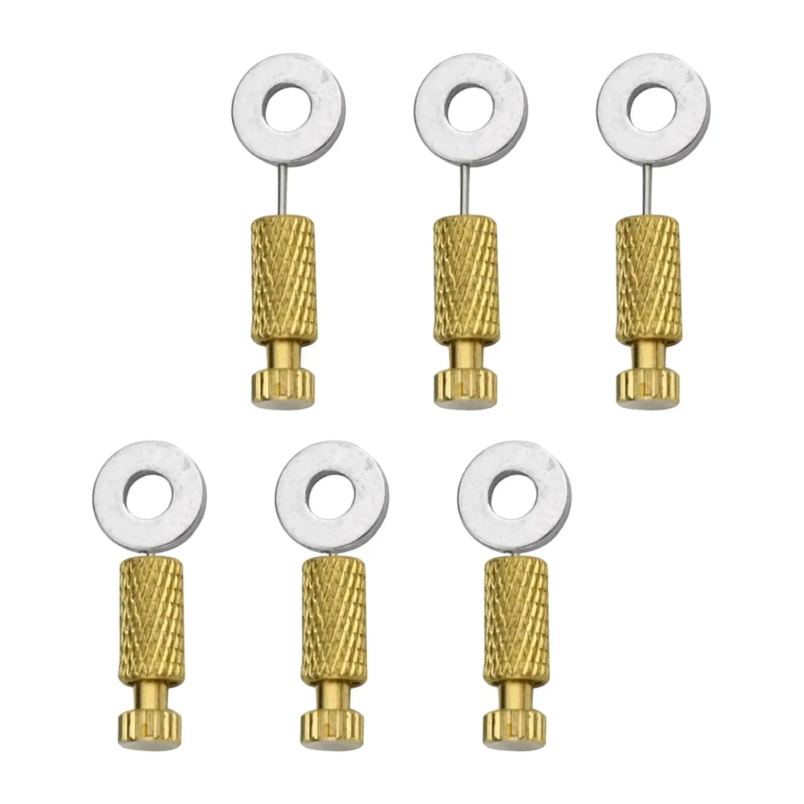 6Pcs Leather Sewing Positioning Pins Leather Stitching Tools Portable Leather Locking Pins for DIY Handmade Leather Making