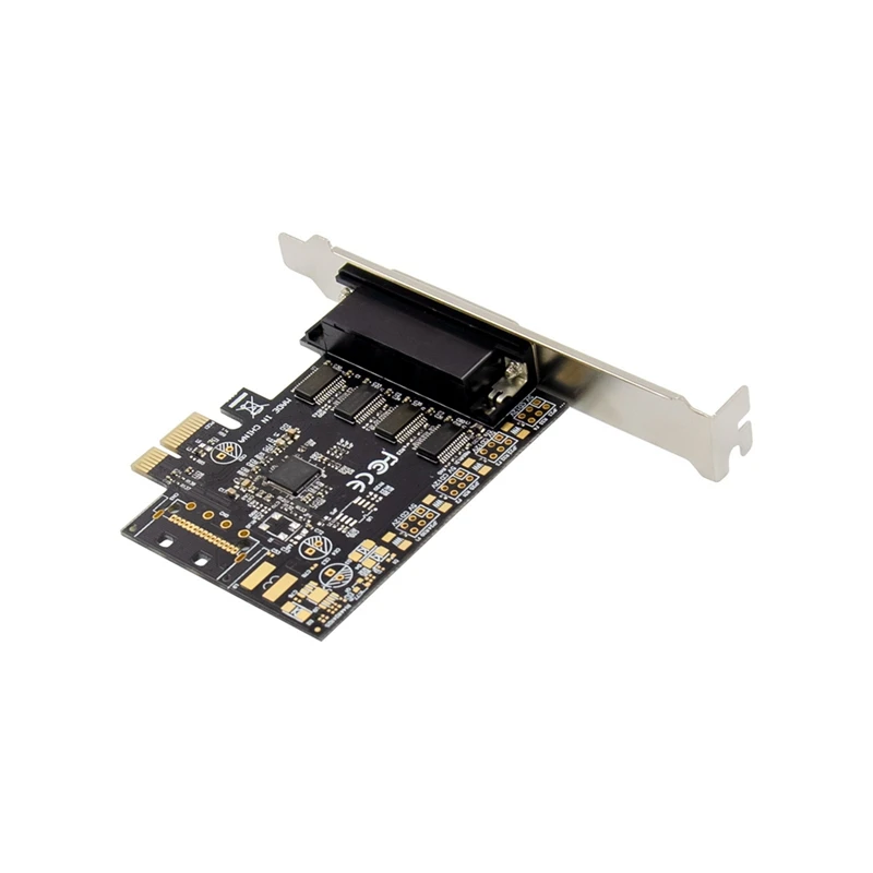 Control Card ST331 Pcie X1 AX99100 4S Industrial RS232 COM Port Control Card Multifunction Convenient Expansion Card Durable