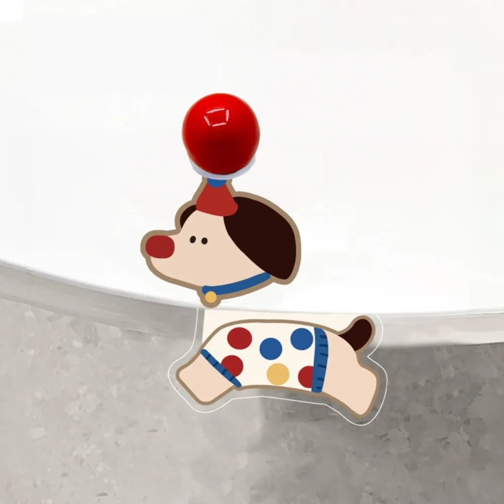 

Акриловый держатель для крышки унитаза с колбасой и собакой, без сенсорного экрана, портативный открывалка для крышки унитаза, мультяшный удобный захват, ручка для унитаза с защитой от грязи, использование унитаза