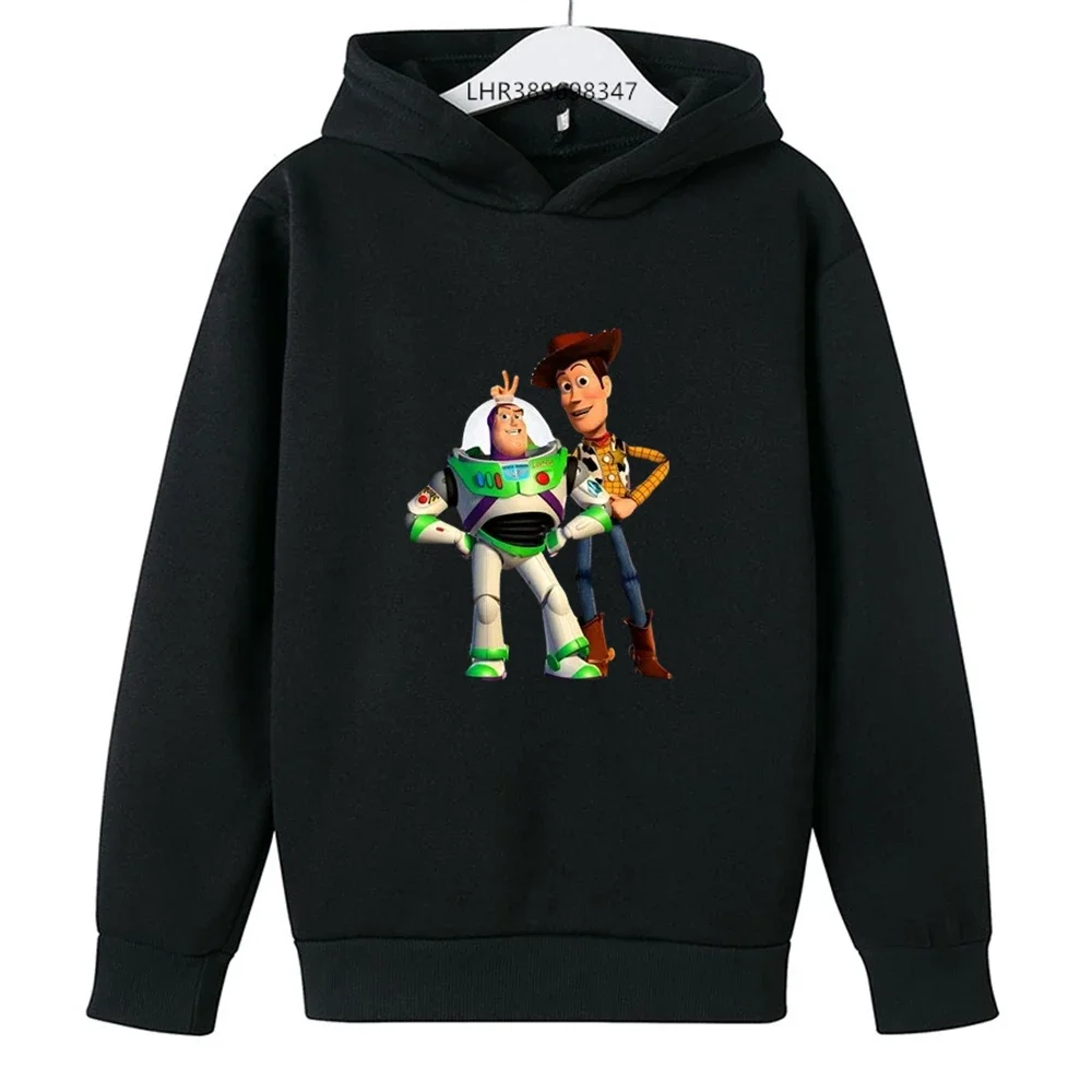 

Cute Children's Clothes Warm Winter Sweaters Fashionable Disney Toy Story Outdoor Girls' Boys' Warm Sports Sweatshirts